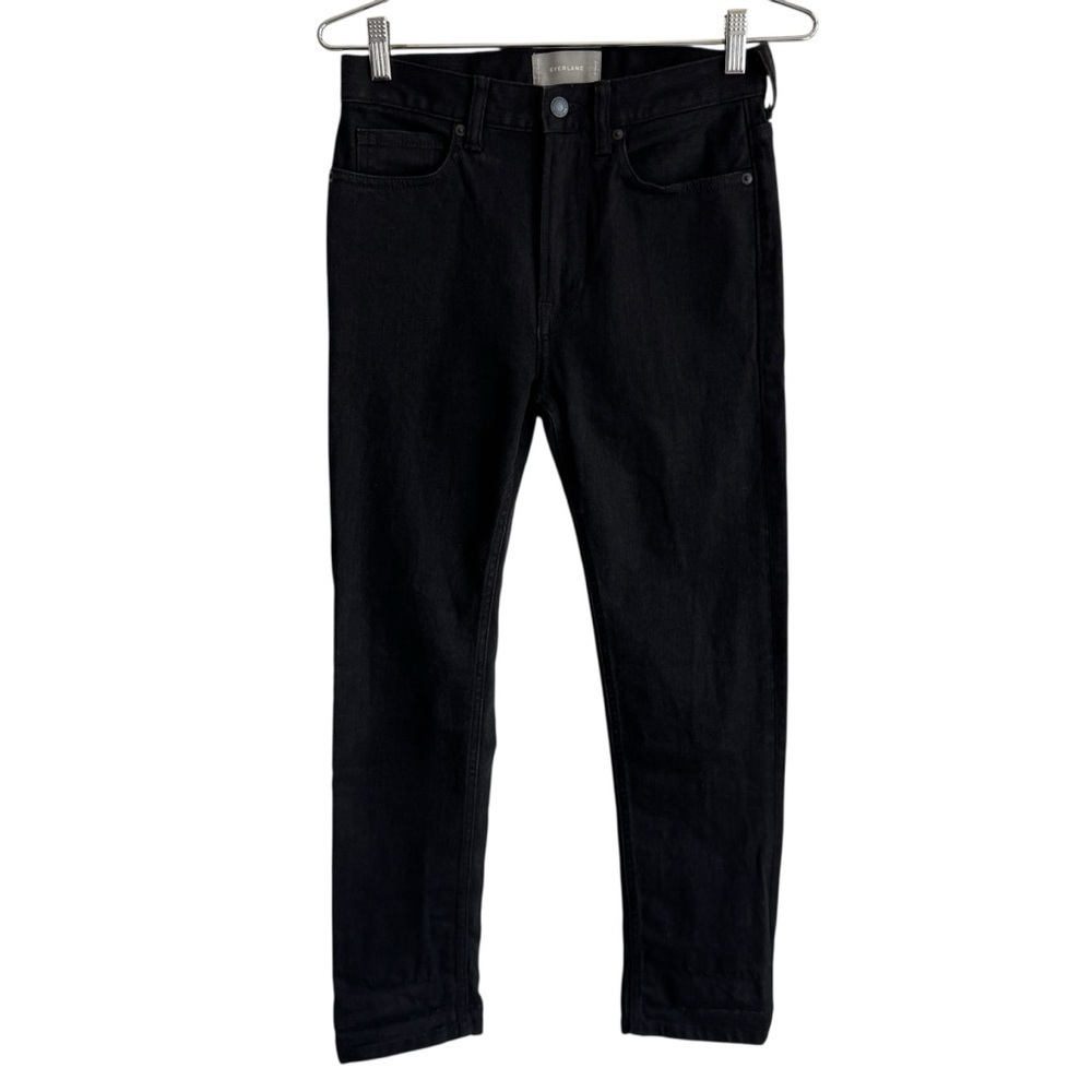 Everlane Black Straight Leg Jeans, Size 25